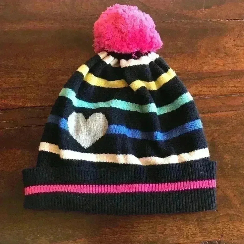 Gap kids Pom Pom beanie hat size L/X NWT